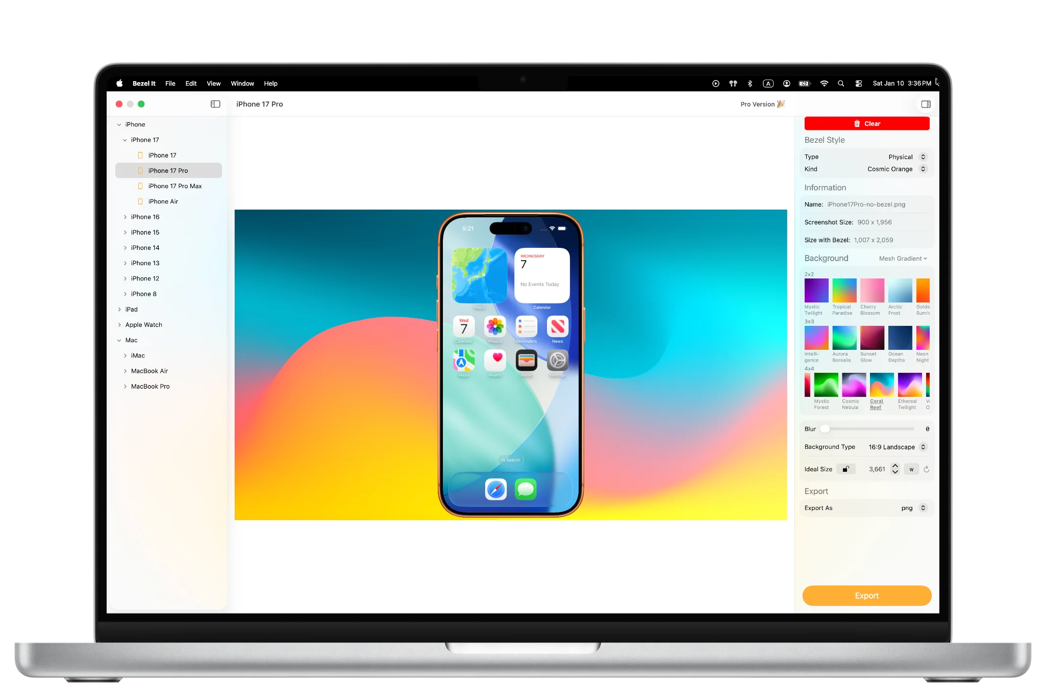Bezel It on Mac